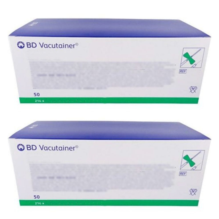 BD Vacutainer 21G Butterfly N. | Pack of 100 | Bd 367281 | Bd 367282