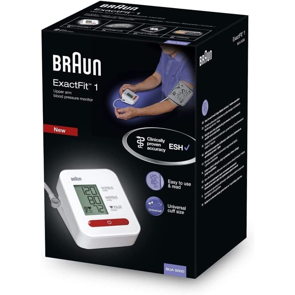  Braun ExactFit 1 Upper Arm Blood Pressure Monitor